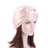 Elastic Imitation Silk Double-layer Night Sleep Cap Cross Twist Shower Cap Curly Hair Beauty Makeup Muslim Head Wraps