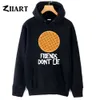 Sudaderas con capucha para hombre Stranger Things FRIENDS DON'T LIE hombres sudadera para hombre Cookie Waffle Valentine polar con capucha pareja 201104