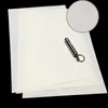 75% algodão 25% linho cor branca papel A4 com fibra redblue StarchAcid impermeável 85gsm para impressão de notas de dinheiro cer269h