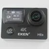 H6S 4K Action Camera HD Sports Camera EIS Technology Eken Diving Rubking 14MP 170 ° WIFLE WIFI Control 2.4G Remote