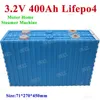 GTK 3.2V 400AH LIFEPO4 litiumbatteri 2c urladdning 90A för 12V 24V motorhem/ångmaskin/lagrat energi batteripaket