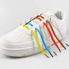 Pair Elastic Locking Color Metal Capsule Elastic Shoelaces Flat Sneakers Shoe Laces Quick No Tie Shoelace Kids Adult Shoes Lace 19 Colors