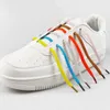 Coppia chiusura elastica colore capsula metallica lacci elastici scarpe da ginnastica piatte lacci per scarpe rapido senza cravatta lacci per bambini scarpe per adulti pizzo 19 colori