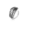 Antique Silver Finger Ring Women Retro Fashion Personality Simple Opening Adjustable Jewelry