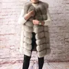ジャケットの女性のコートのための天然の本物の毛皮のベストのコート