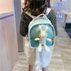 Kindertas Eenvoudig konijn Kleine rugzak Jongens en meisjes Baby Wild Student Mini S voor Kawaii 211021