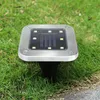 4PCS 8LED Solar Garder Lights IP65 Водонепроницаемые солнечные светильники