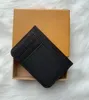 Moda feminina de moda feminina clássica de crédito de cartão de crédito Casual Leather Ultra Slim Packet Sitters com caixa