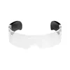 Okulary przeciwsłoneczne szeroko stosowane świetne okulary Rave LED soczewki miodu futurystyczne dla klubu 9608443