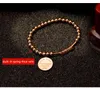 Individuelles hypoallergenes Edelstahl-Kugelarmband aus 18 Karat Gold mit rundem Kreis, Charm-Perlenarmband für Paar-Gliederarmbandkette