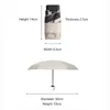 Ultralight Mini Flat Umbrella Portable Six Folding Clear Rain Women Small Men Kids Sun Protect Anti UV Parasol 210626