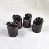 4 stycken bilstyling enstaka avgasrör för m2 m2c m3 m4 titan svart rostfritt stål bilsvans tips