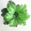 90cm 39 Heads Tropical Plants Large Artificial Palm Tree Fake Monstera Silk Palm Leaves False Plant Leafs For Home Garden Decor7341103