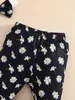 Pantalon évasé à imprimé floral pour bébé avec bandeau SHE