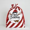 2021 рождественские подарочные пакеты большой органический тяжелый холст-мешок Santa Sack Drawstring сумка с оленями WLL991