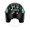 YEMA 637S Motorcycle men women the four seasons half s Moto M L XL 2XL Anti fogging helmet motocross