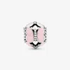 100% 925 Sterling Silver Pink Butterfly Charms Fit Pandora Original European Charm Bracelet Fashion Women Wedding Engagement Jewelry Accessories