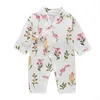 COSPOT nato Filato Robe Kimono Tuta infantil Cartoon 100% Mussola Cotone Pagliaccetti Baby Boy Girl Vestiti Sleepwear 2022 35 211229