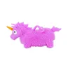 Children's luminescent elastic big eye toy cartoon soft fine hair glitter pinching joy decompression unicorn