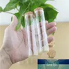 12 stücke 30*120mm 60 ml Kork Glas Flasche Stopper Würzig Lagerung Kleine Transparente Flasche Container Glas Gläser fläschchen DIY Handwerk