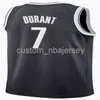 Mens mulheres juventude Kevin Durant # 7 remendo Swingman Jersey costurado nome personalizado qualquer número