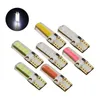 100Pcs White T10 W5W 168 194 2825 COB 8SMD Silicone LED Car Bulbs For Clearance Lamps License Plate Lights 12V