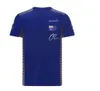 F1 fórmula um terno de corrida de manga curta camiseta terno da equipe 2021 f1 camisa esportes lazer em torno do pescoço de secagem rápida camiseta topo