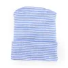 Pasgeboren Baby Hoeden Winter Warm Cap Baby Kids Stripe Katoen Caps Muts Hoofd Wraps Oor Warmeer Unisex Peuter Haaraccessoires Headwear KBH08