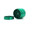 4 layer metal smoke grinder manual cigarette herb grinders zinc alloy plane grindering crusher diameter 40mm WQ720-WLL