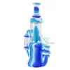 shisha narghilè Vetrina narghilè raccordo per tubo in silicone Piccolo tubo di vetro altezza 226mm