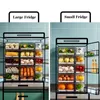 저장 병 항아리 애완 동물 냉장고 서랍 상자 주방 투명 주최자 빈 과일 야채 냉동고 냉장고 캐비닛
