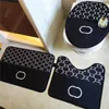 Luxe Gekleurde Letter Toiletzittingen Kussen Home Hotel Badkamer Tapijt Decoratie Anti Slip Vloer Mat 3 Stuk Set