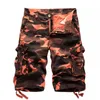 Summer Mens Casual Trouers Beach Shorts Camouflage Cargo Male Loose Work Man Military Short Pants OverSize 29-40 210712