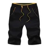 Men's Shorts Summer Daily Casual Cotton Fashion Style Boardshort Bermuda Male Drawstring Elastic Waist Breeches Beach Shorts 5XL 210603