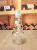6.9inch Glass Bong Snowman Hookahs Water Pipe Dab Rig Glass High Borosilicate Tobacco Smoking Bubbler Smoke Pipes Bongs Bottles With 14mm Bowl