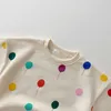 Toddler Baby Odzież Zestawy Jesień Zima Niemowlę Baby Boys Ubrania Zestaw Balloon Dress Bluza + Spodnie 2 sztuk Outfit Kids Clota G1023