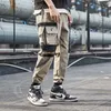 Pants Men Autumn Winter Dark style New Casual Joggers pants Hip Hop printing Cargo Pants Slim Trousers Man Streetwear Y0927