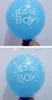 Partihandel Ny Happy Birthday Decoration Balloon Clear Blue Helium It's Boy Baby 1st Latex KD1