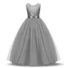 Элегантное белое вечернее платье для выпускного вечера DrTeenage для девочек, детские длинные платья для девочек, детская одежда, новая принцесса-пачка