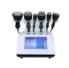 6 in 1 휴대용 다중 극 RF 초음파 40K Cavitation 무선 주파수 진공 바디 슬리밍 기계 피부 회춘에 대 한 뷰티 살롱 장비