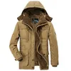 Yeni eksi 40 derece kış ceket erkekler kalınlaşmak sıcak pamuk-yastıklı ceketler erkek kapüşonlu rüzgarlık parka artı boyutu 5XL 6XL palto G0914