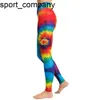 Tie-dye Art Leggings Pantaloni lunghi Donna Mujer sexy Palestra Abbigliamento sportivo Abbigliamento Push-up multicolore Leggings fitness 2021