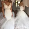 Seksi Bohemian Spagetti Mermaid Gelinlik Gelin Törenlerinde Aplike Dantel Aplike Boho Backless Mahkemesi Tren Saten Dantelli Tül Beach Vestido De Noiva Özel