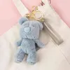 Cute Doll Diy Backpack Designer Keychain Mini Animal Toy Keyring Plush Fur Bag Charm Jewelry Accessories Best Gift for Her