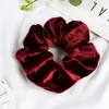 22 Colors Korea Velvet Elastic Hair Bands Solid Color Women Girls Ropes Headwear Ponytail Holder Hair Accessories