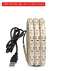 Sensore di movimento USB 5V LED Strip Light Impermeabile flessibile LED Diodo nastro 1m2m3m Stripe per armadio Scale Armadio da cucina3000521