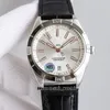 K F Chronomat di alta qualità mm Miyota Orologio automatico da donna AC Cassa argento Quadrante blu Cinturino in pelle Nuovi orologi moda donna Colori
