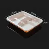 Disposable Take Out Containers Lunch Box Microwavable Supplies 3 Or 4 Reusable Plastic Food Storage Containers With Lids HHC6640