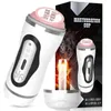 Nxy Sex Masturbators Men Men039s Automatic Liquid Suction Masturbation Cup Men039s Heated Device Real Anal and Vaginal Massa5137362