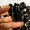 Oggetti decorativi Figurine Natural Black Tourmaline Crystal Gemstone Collectibles Rough Rock Mineral Specimen Healing Stone Home Decor D